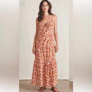 Fahertty Sun Chaser  Floral Maxi Dress Size Small